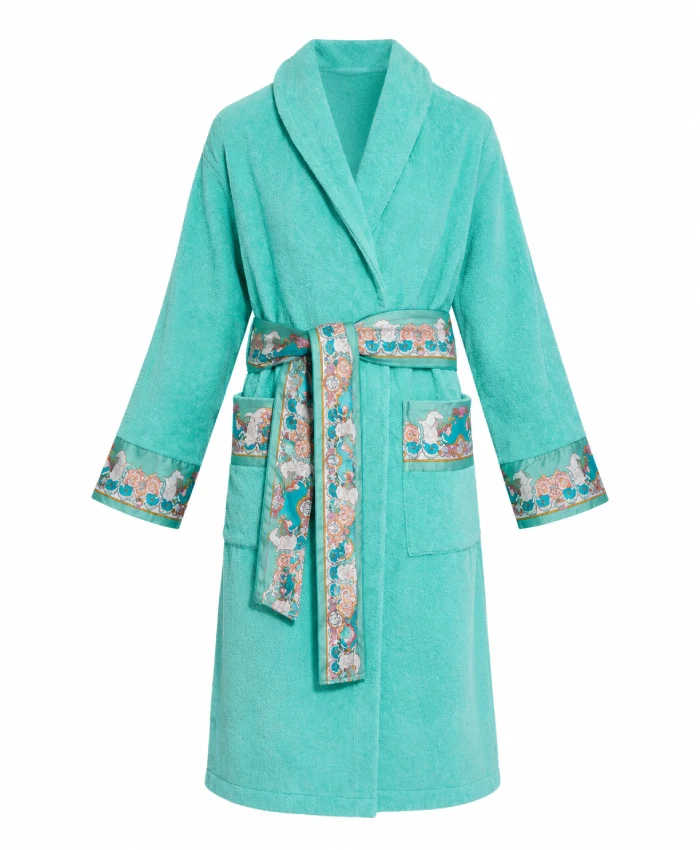 Sterling Point Season 01 Keen Ruffalo Versace Turquoise Belted Robe