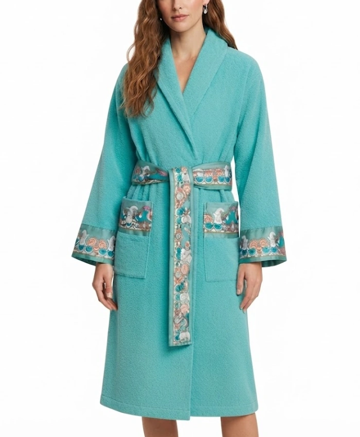 Sterling Point Season 01 Keen Ruffalo Versace Turquoise Robe