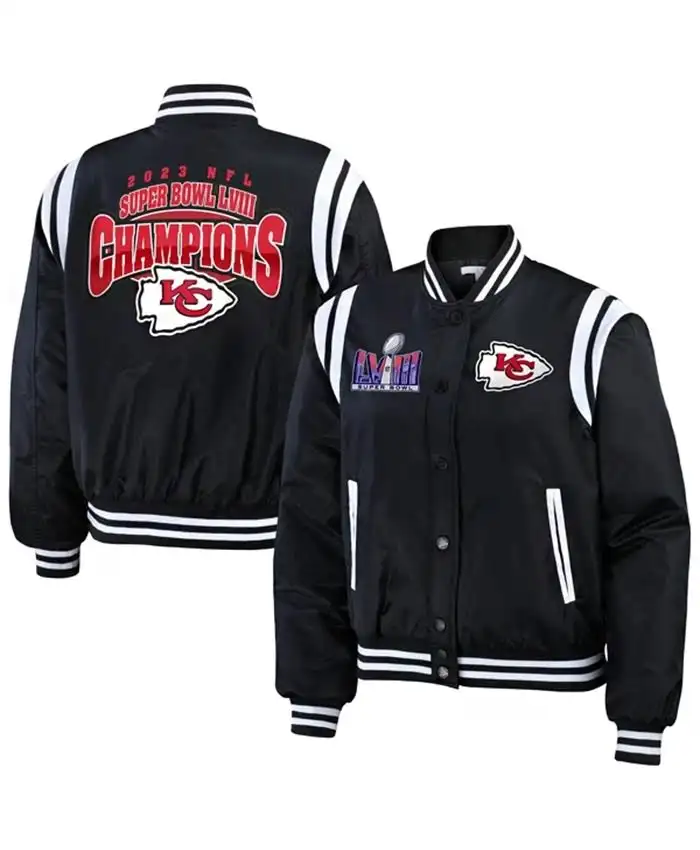 Super Bowl Lviii Champions Erin Andrews Chiefs Jacket