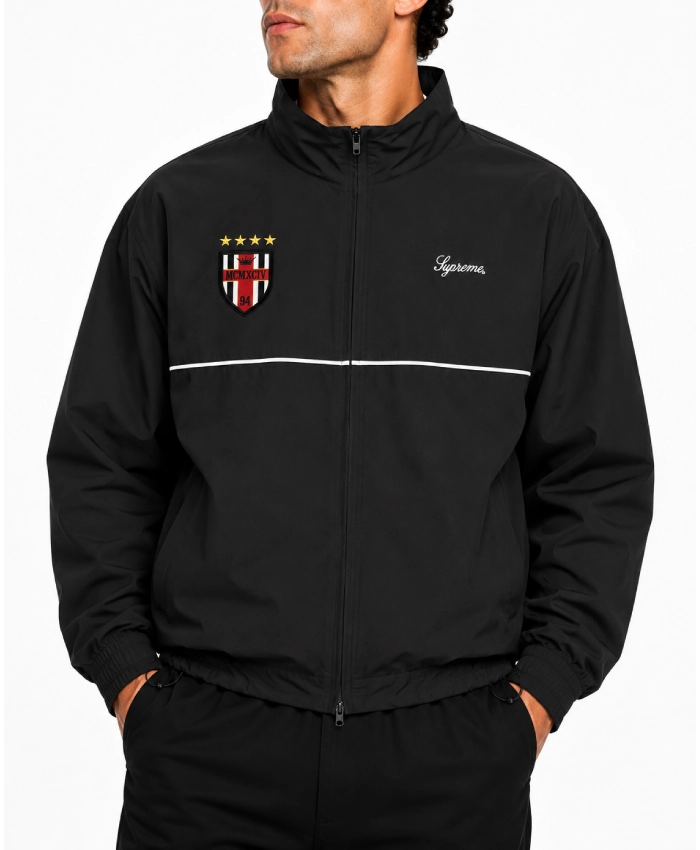 Supreme Cross Track Jacket in Black