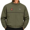 Supreme Cross Track Jacket in Olive Green