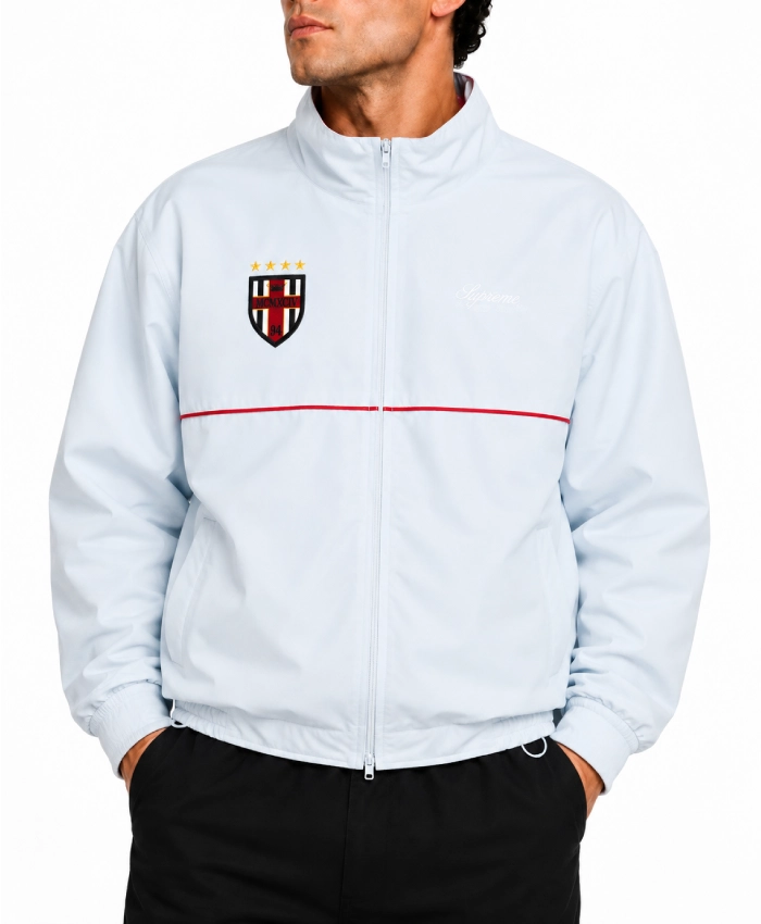 Supreme Cross Track Jacket in white