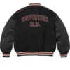 Supreme Captains Wool with Leather Sleeves Jacket
