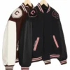 Supreme Captains Wool with Leather Sleeves Varsity Jacket