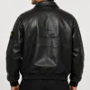 Supreme Stone Island Full Zip Leather Bomber Jacket
