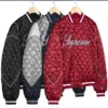 Supreme x Champion Full Snap Satin Varsity Jacket