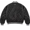 Supreme x Champion Quilted Full Snap Satin Varsity Jacket