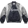 Supreme x Champion Quilted Satin Varsity Jacket