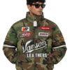 Buy Supreme x Vanson Leathers Cordura Down Detachable Camouflage Hood Jacket for Unisex