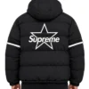 Supreme x Vanson Leathers Cordura Down Black Jacket