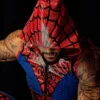 TNA Lockdown 2026 Trey Miguel Spider Man Red and Blue Vest