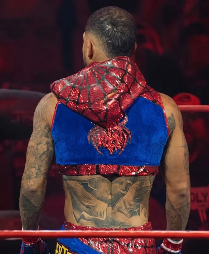 TNA Lockdown Trey Miguel Spider Man Vest