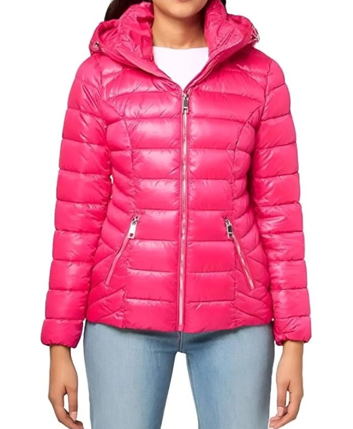 TV Series Baylen Out Loud Season 3 Baylen Dupree Pink Hooded Jacket