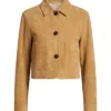 TV Series Leanne S2 Kristen Johnston Tan Cropped Jacket