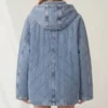 TV Series Next Gen NYC S2 Blue Quilted Jacket