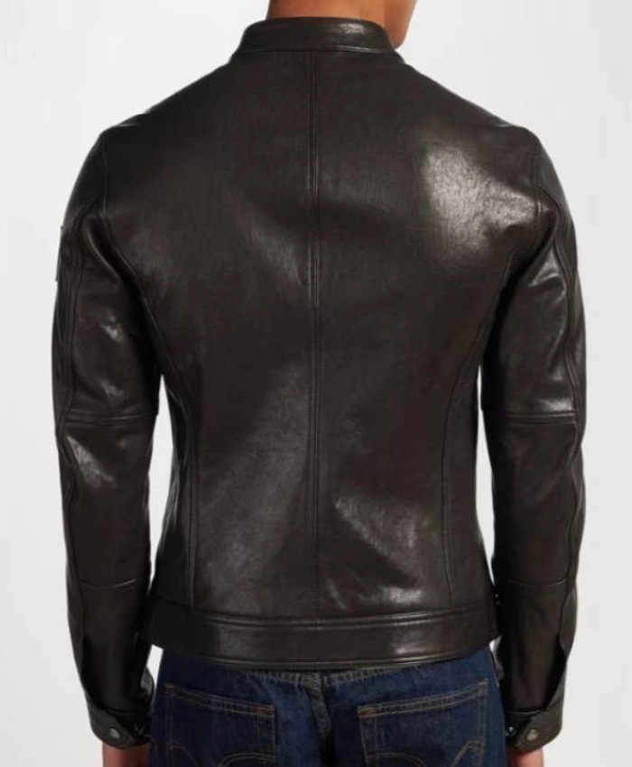 TV Series The Chelsea Detective Black Blouson Leather Jacket