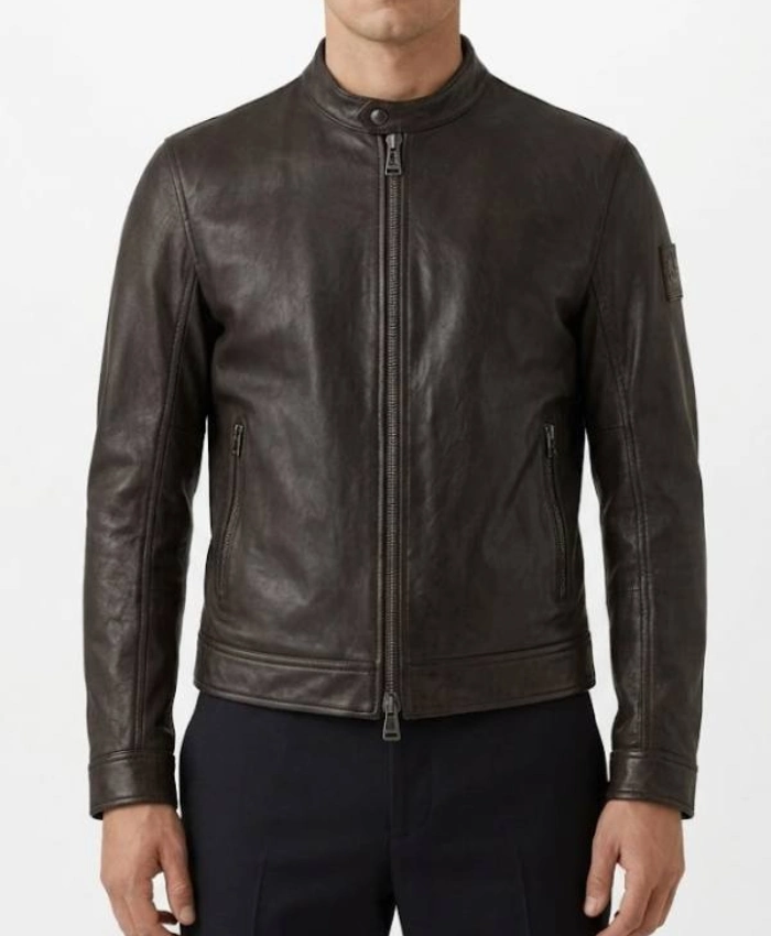 TV Series The Chelsea Detective S04 Black Blouson Leather Jacket Sale