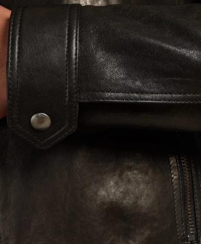 TV Series The Chelsea Detective S04 Black Blouson Leather Jacket