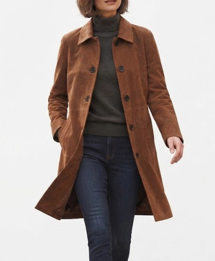 TV Series The Gentlemen 2026 Benedetta Porcaroli Brown Coat