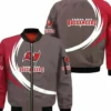 Tampa Bay Buccaneers Bomber Jacket Brown