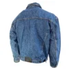 Team MLB Texas Rangers Denim Trucker Hooded Jacket For Men And Women