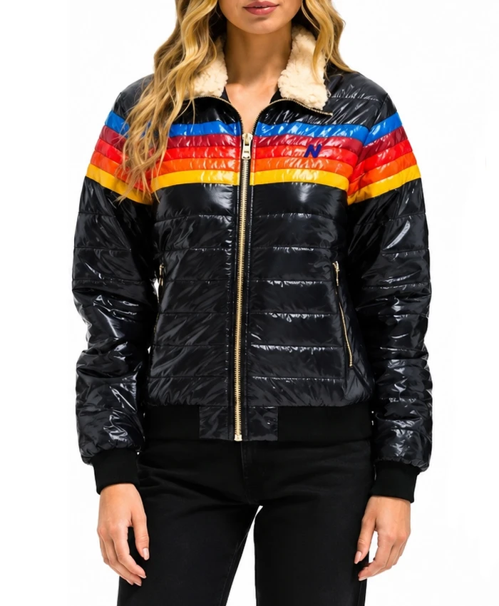Ted Lasso Rainbow Stripes Jacket