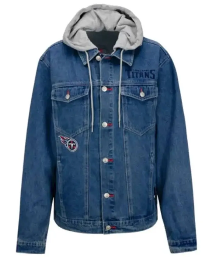 Tennessee Titans Amira Wiza Blue Denim Jacket