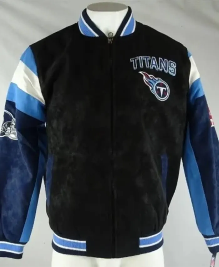 Tennessee Titans Bomber Suede Jacket