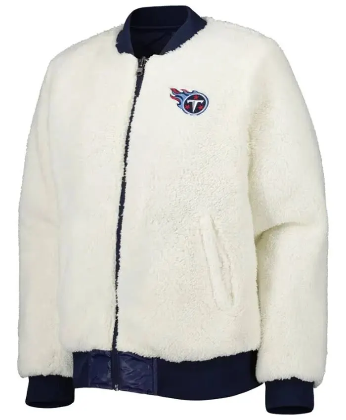 Tennessee Titans Duane Wiza White Sherpa Jacket