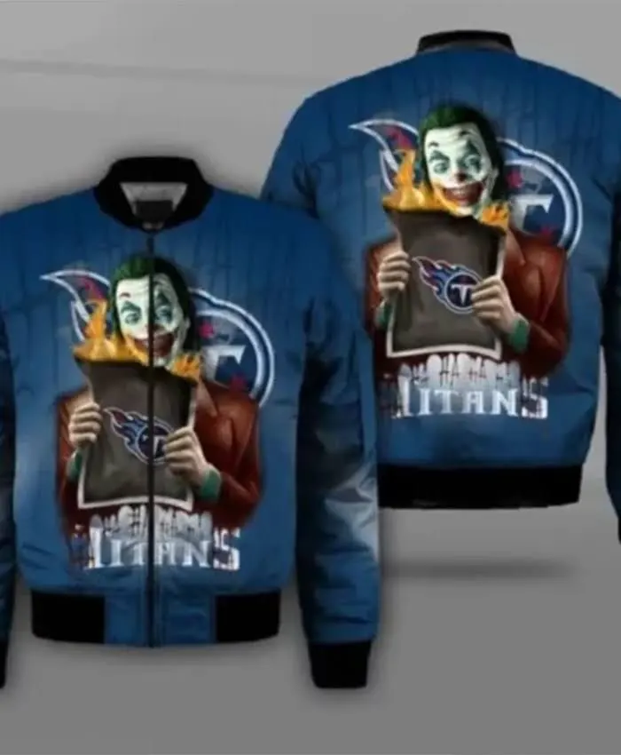 Tennessee Titans Vintage Bomber Jacket For Sale