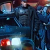 The Batman Part II On Set Oversized Black Coat