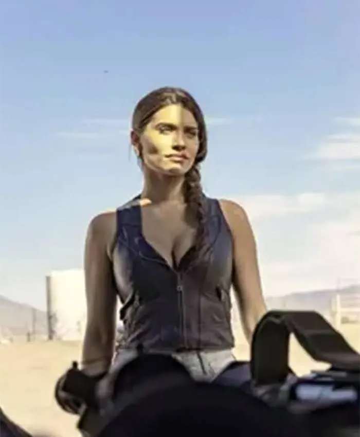 The Cleaning Lady Nadia Morales Brown Vest