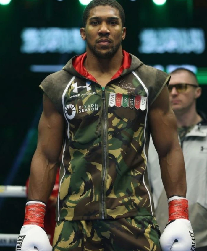 The Comeback Fight Night 2026 Championship Anthony Joshua Vs Kristian Prenga Camo Vest
