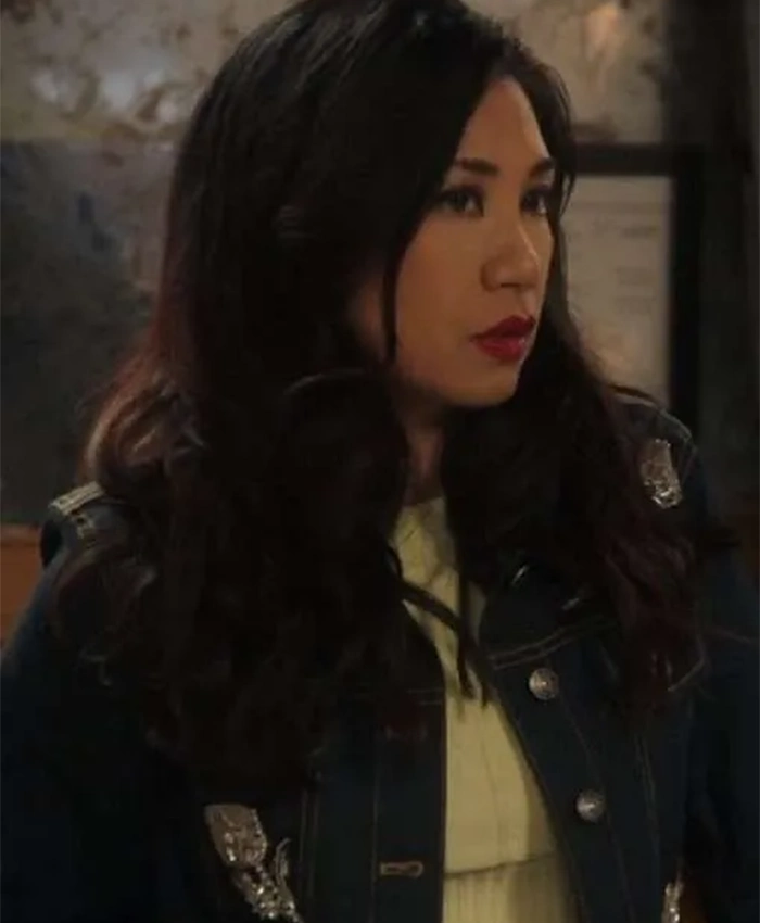 The Equalizer S04 Liza Lapira Embellished Jacket