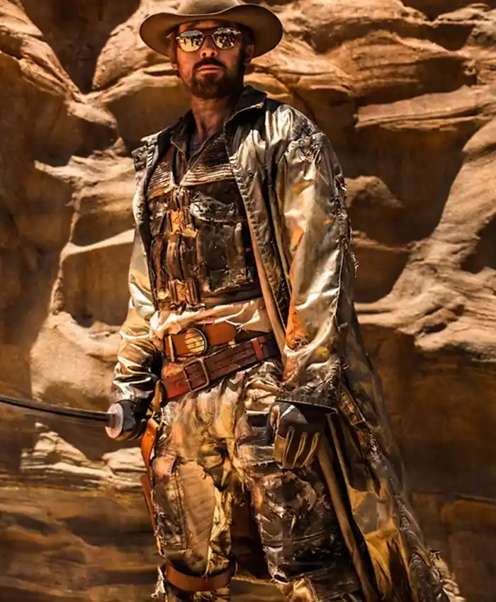 The Fall Guy Ryan Gosling Golden Leather Coat