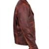 The First Avengers Captain America Brown Real Leather Jacket