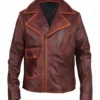 The First Avengers Captain America Distressed Brown Jacket