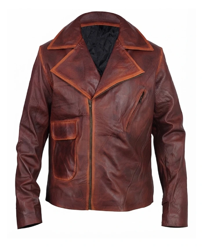 The First Avengers Captain America Distressed Brown Jacket