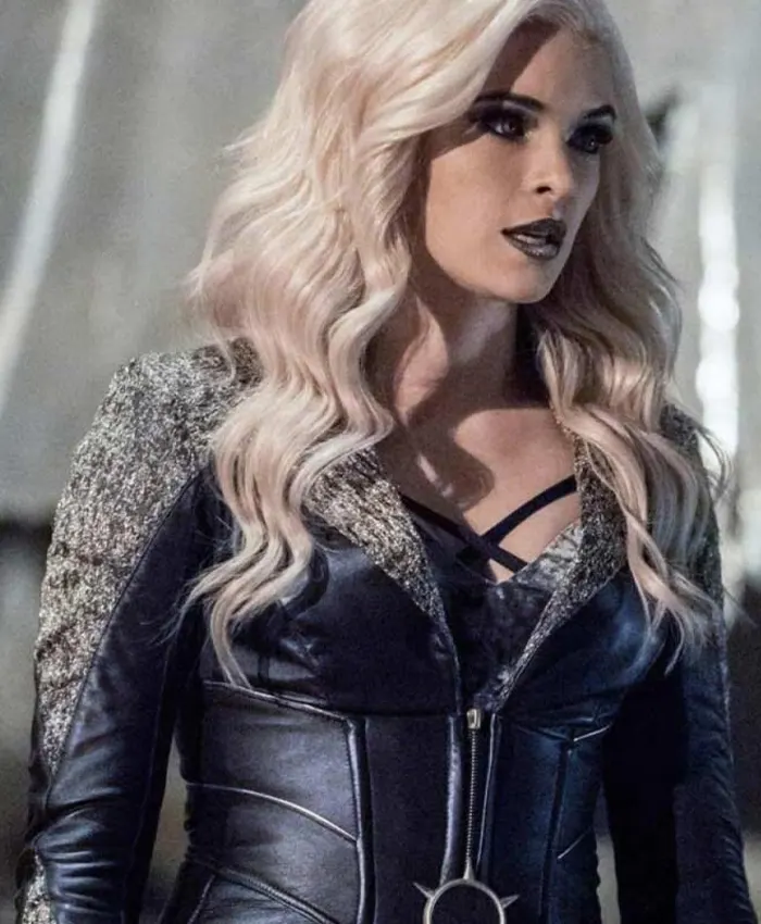 The Flash Caitlin Snow Black Leather Jacket
