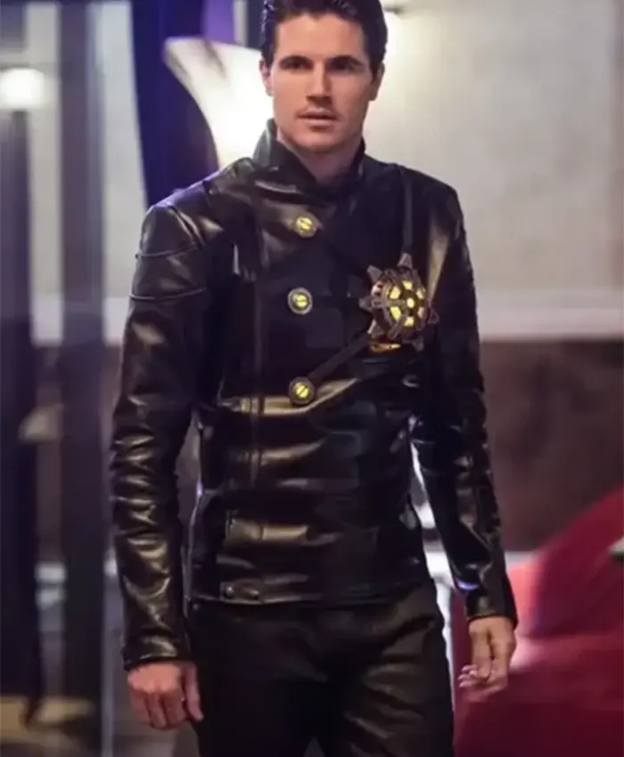The Flash Ronnie Raymond Black Leather Jacket