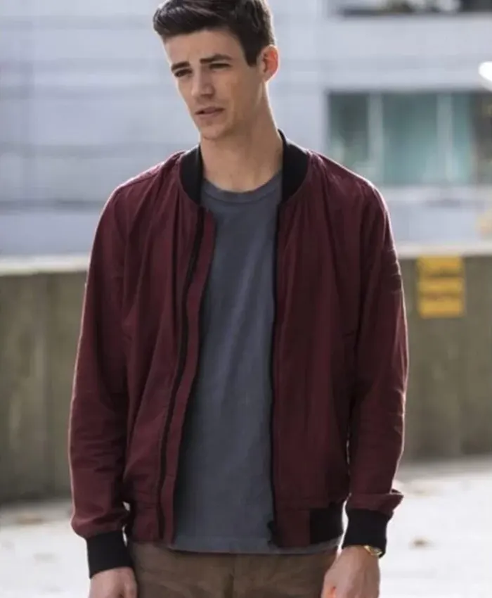 The Flash S06 Barry Allen Vintage Bomber Jacket