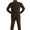 The Herman Munsters Mens Brown Suit Back Look