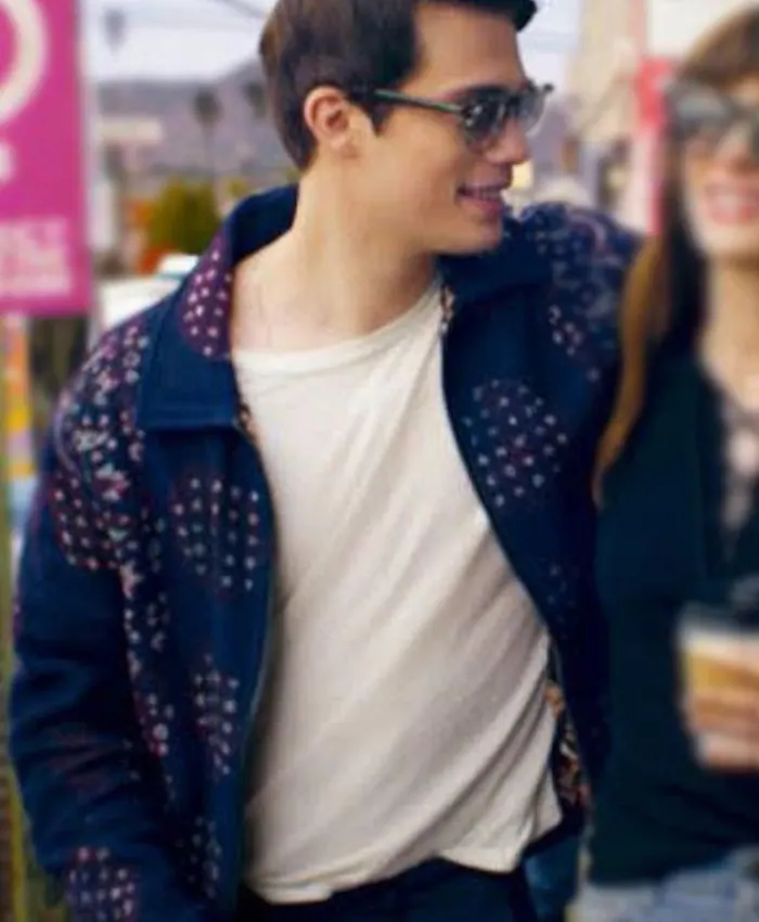 The Idea Of You 2024 Nicholas Galitzine Blue Jacket