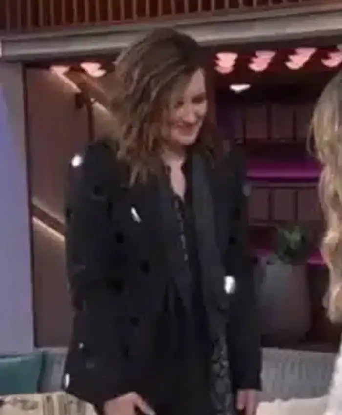 The Kelly Clarkson Show Brandy Clark Grey Blazer