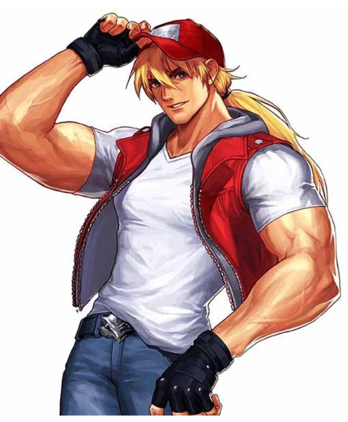 The King Of Fighters Terry Bogard Hooded Red Leather Vest