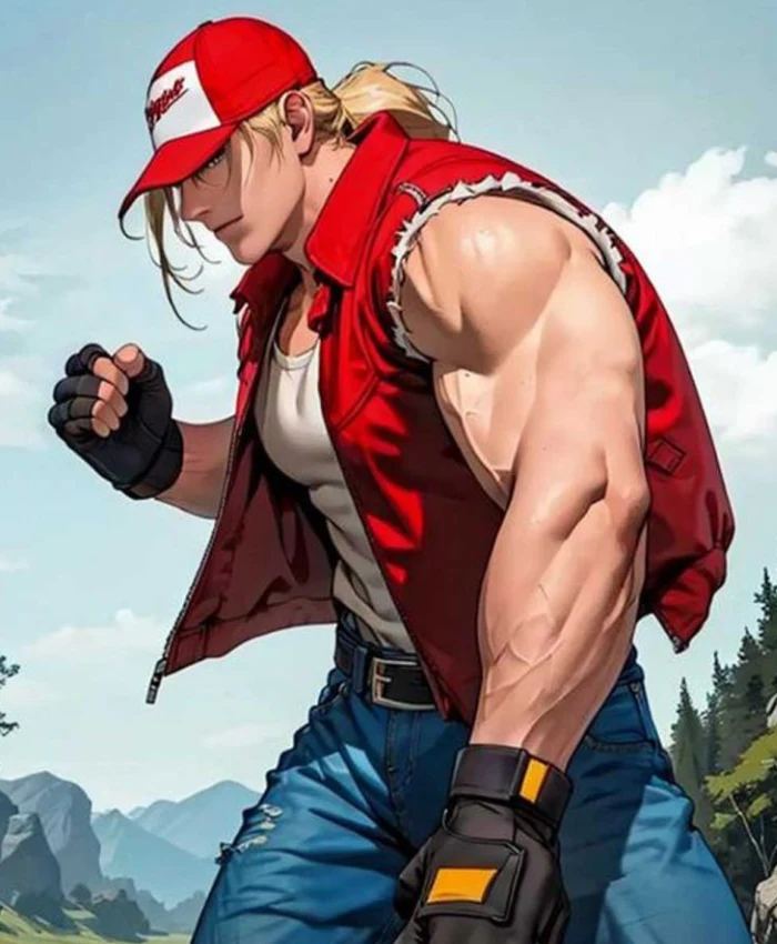 The King Of Fighters Terry Bogard Hooded Red Vest