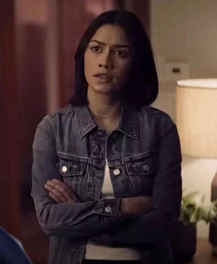 The Night Agent Rose Larkin Blue Denim Jacket