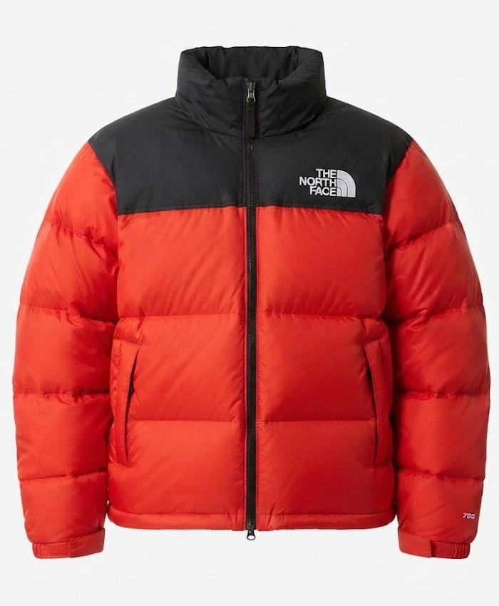 The North Face 1996 Retro Nuptse Red Puffer Jacket