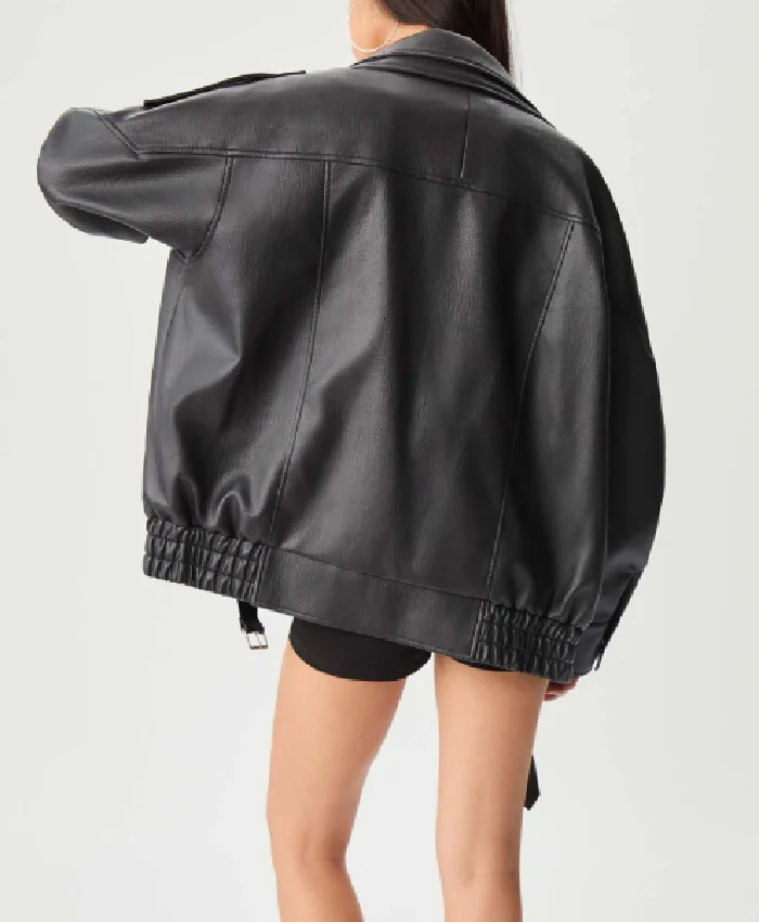 The Only Way Is Essex S37 Becks Bloomberg Leather Jacket For Women