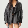 The Only Way Is Essex S37 Becks Bloomberg Leather Jacket Women